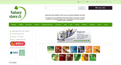 Desktop Screenshot of naturestore.dk