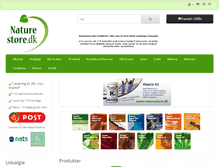 Tablet Screenshot of naturestore.dk